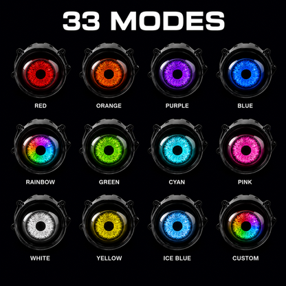 IrisShift™ RGB Demon Eye Headlight Kit